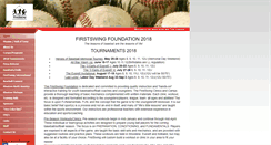 Desktop Screenshot of firstswingbaseball.org