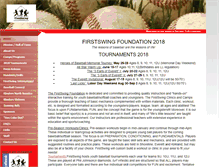 Tablet Screenshot of firstswingbaseball.org